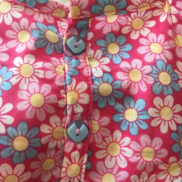 Handmade floral print cotton frock top - Picture 7 of 7